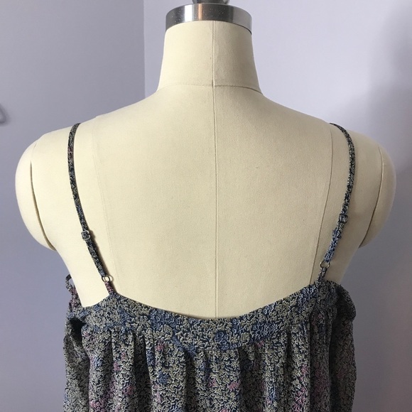 Lucky Brand Ruffle Hem Baby Doll Dress- Small- NWT - Picture 6 of 9